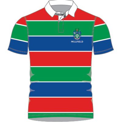 OM Rugby Polo Hooped