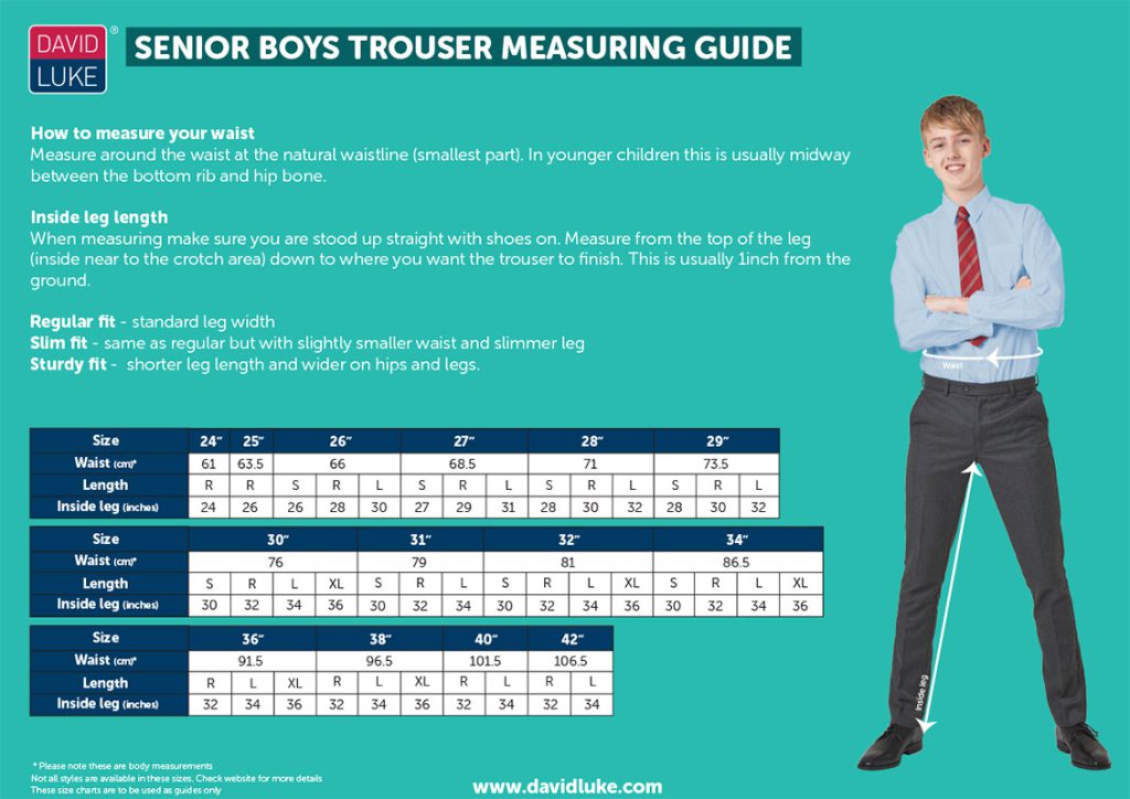 Senior Boys Trouser Size Guide senior_boys_trouser