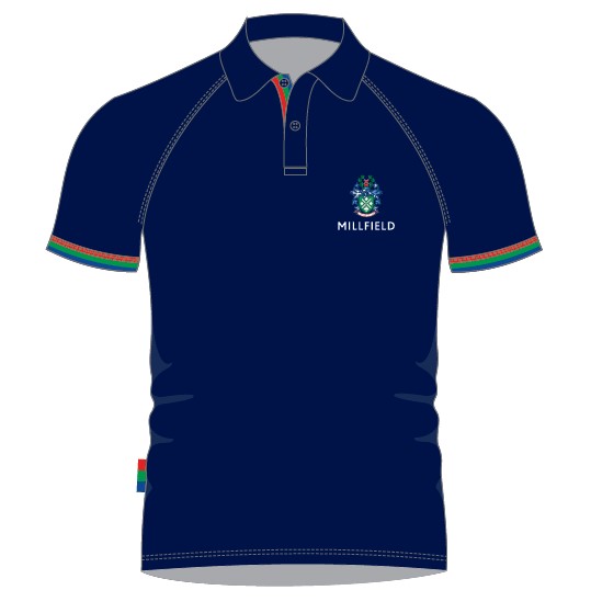 Polo Shirt Navy - Millfield School Shop