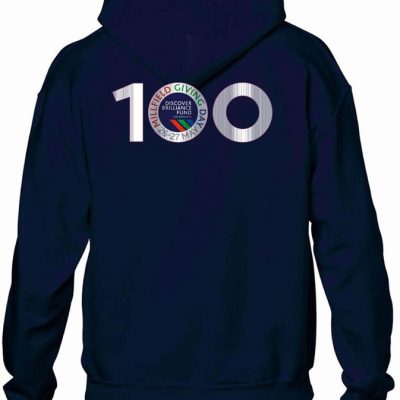 Giving Day 100 Hoodie CR Navy