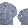 Navy Stripe Girls Shirt - Image 2