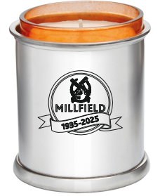 Millfield 90th Pewter Votive Candle
