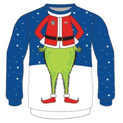 Grinch at Millfield Xmas Jumper