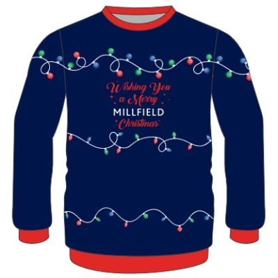Xmas lights Millfield Jumper